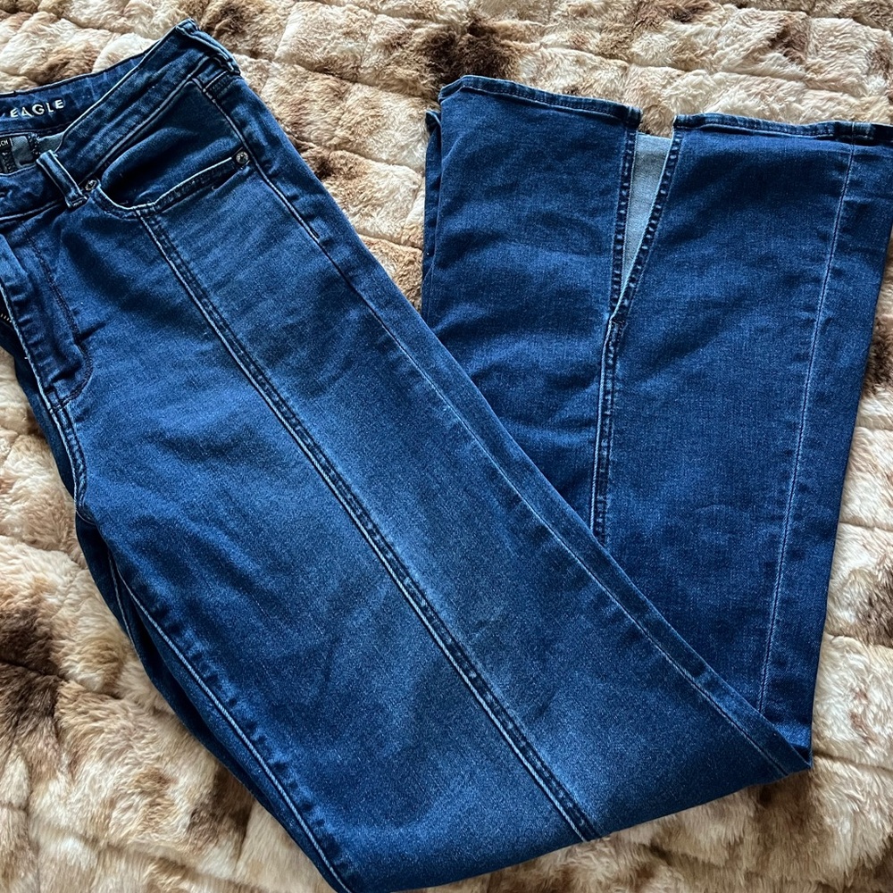 AE Festival Flare Jeans Size 12 Regular EUC